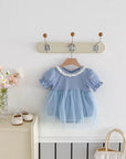 Tulle Dreams Ribbed Romper