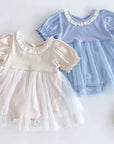 Tulle Dreams Ribbed Romper
