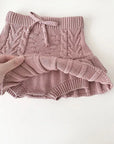 Knit Ruffle Skort