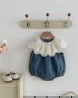 Willow Lace Bubble Romper
