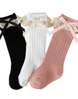 3 Pairs lace Bow Socks