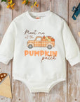 Pumpkin Patch Sweater Romper