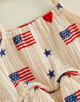 Sweet Liberty Ruffle Bubble Romper