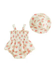 Rosie Bloom Bubble Romper & Sun Hat Set