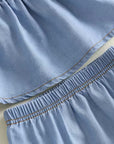 Sky Blue Lyocell Flutter Set