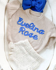 Personalized Embroidered Custom Knit Sweater