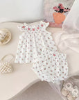 Rosebud Smocked Bloomer Set
