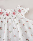 Rosebud Smocked Bloomer Set