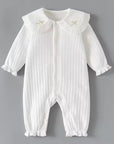 Heirloom Pleated Collar Romper