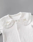 Heirloom Pleated Collar Romper