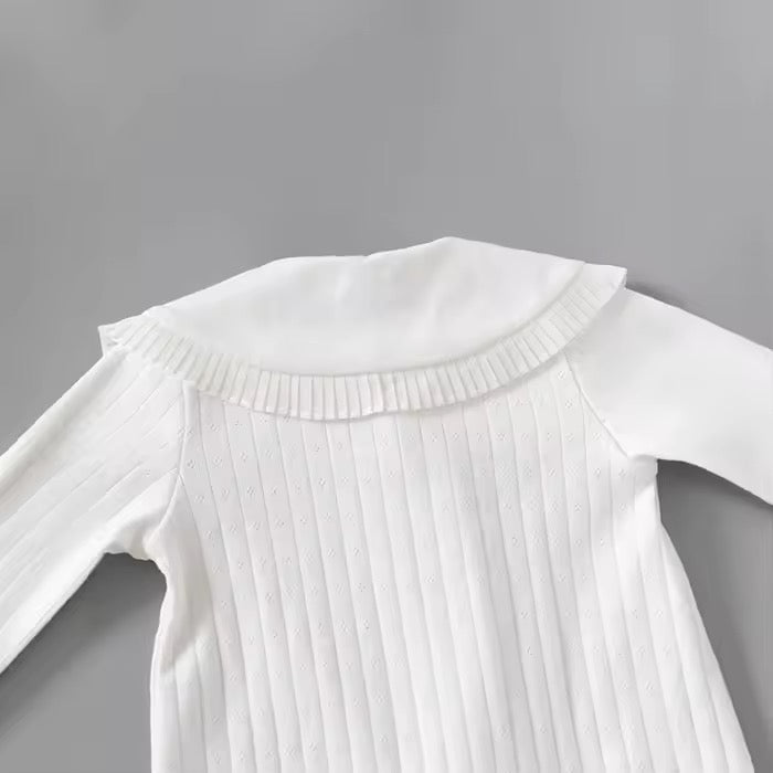Heirloom Pleated Collar Romper