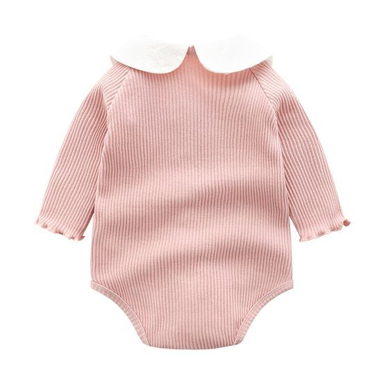 Ribbed Collar Bodysuit