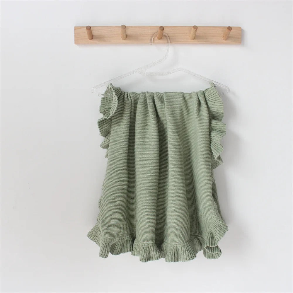 Cotton Knit Baby Blanket