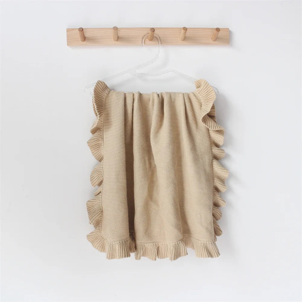 Cotton Knit Baby Blanket