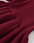 Puff Sleeve Knitted Dress