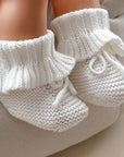 Ruffle Knit Booties