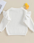 Ruffle Long Sleeve Knit