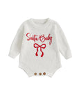Santa Baby Sweater Romper (multiple Colors)