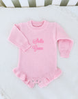 Knit Romper - Pink