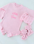 Knit Romper - Pink