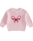 Holiday Bow Knit Sweater
