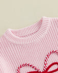 Holiday Bow Knit Sweater