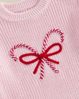 Holiday Bow Knit Sweater