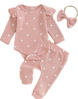 3Pcs Heart Waffle Set