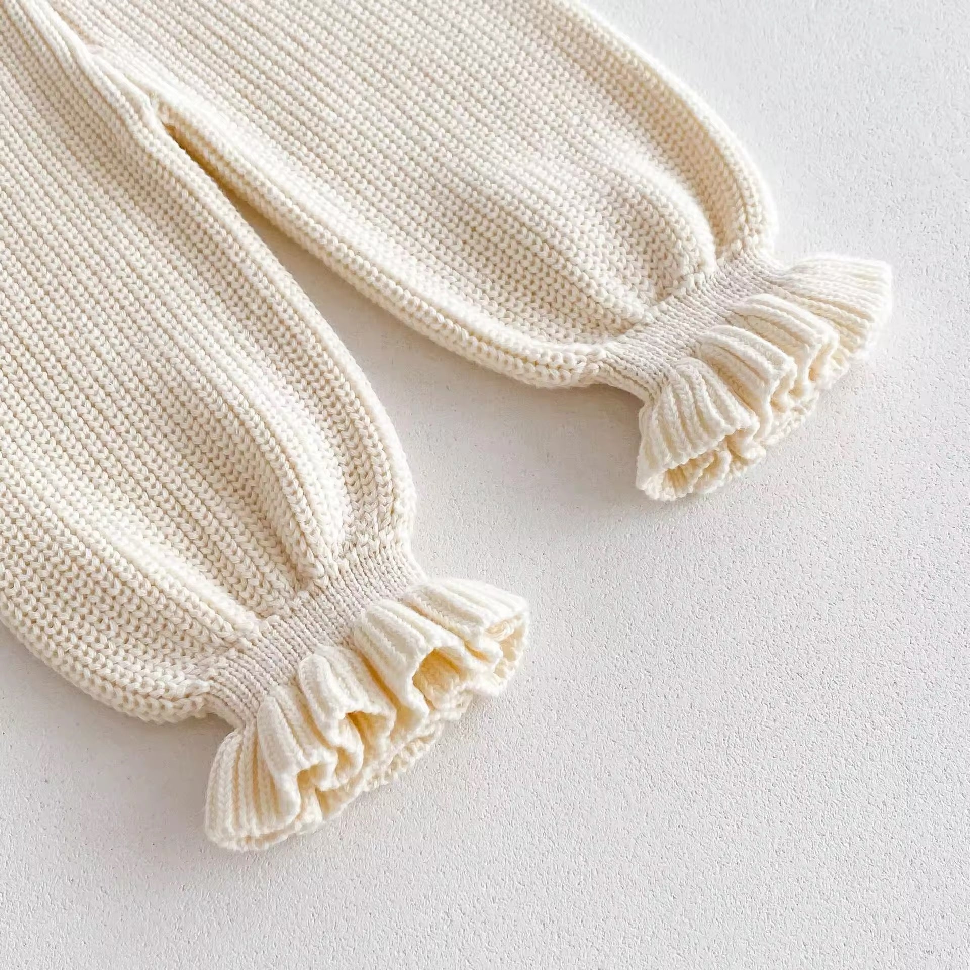 2pcs Ruffle Sweater Pants Set