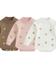 Star Knit Sweater Romper