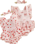 Sweetheart Ruffle Romper