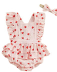 Sweetheart Ruffle Romper