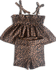 2pcs Camisole Biker Shorts Set