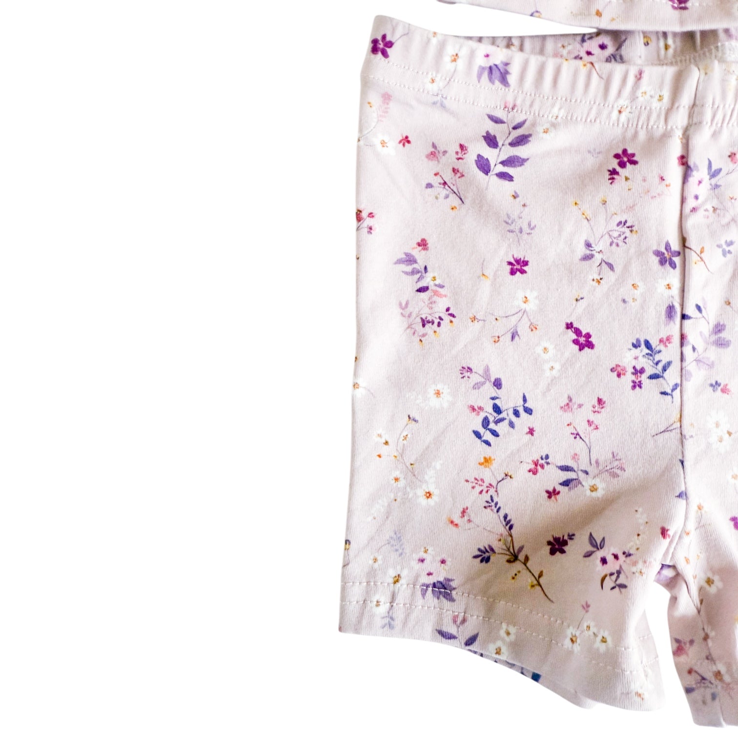 2pcs Camisole Floral Biker Shorts Set
