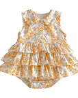 Sunny Blooms Ruffle Romper
