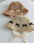 Bow Straw Hat