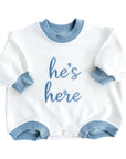 He’s Here Announcement Bubble Romper