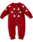Holly Berry Knit Romper