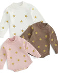 Star Knit Sweater Romper