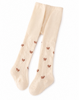 Vintage Bow Knit Baby Tights