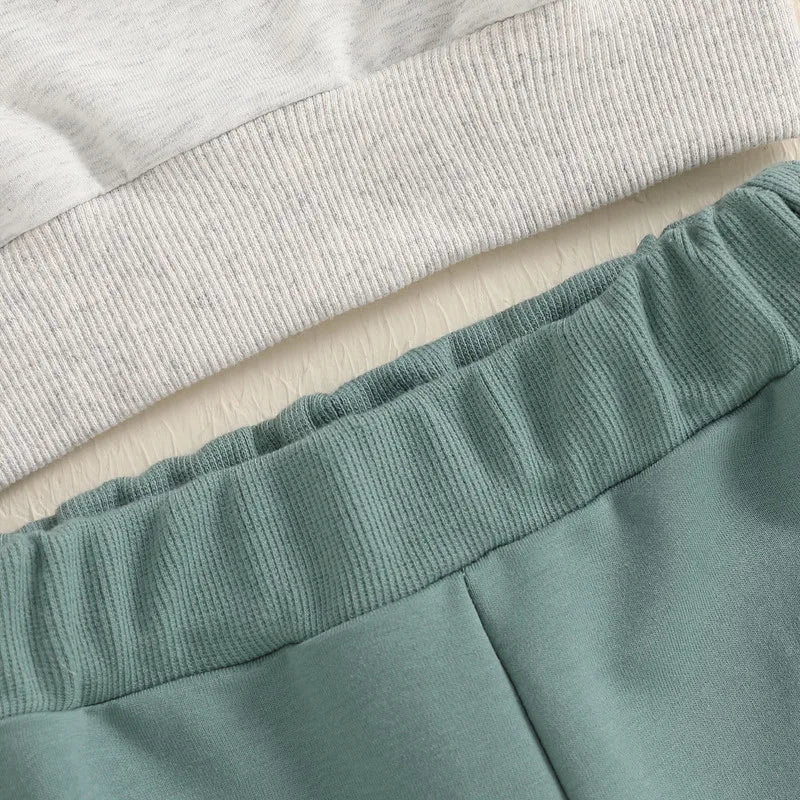 2Pcs Sweatshirt + Cargo Pants