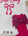 Santa Baby Sweater Romper (multiple Colors)