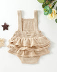 Knitted Ruffle Romper