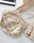 Ruffled Lace Bloomers Set