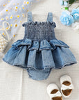 Denim Romper