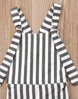 Stripe Bell Bottom Suspender