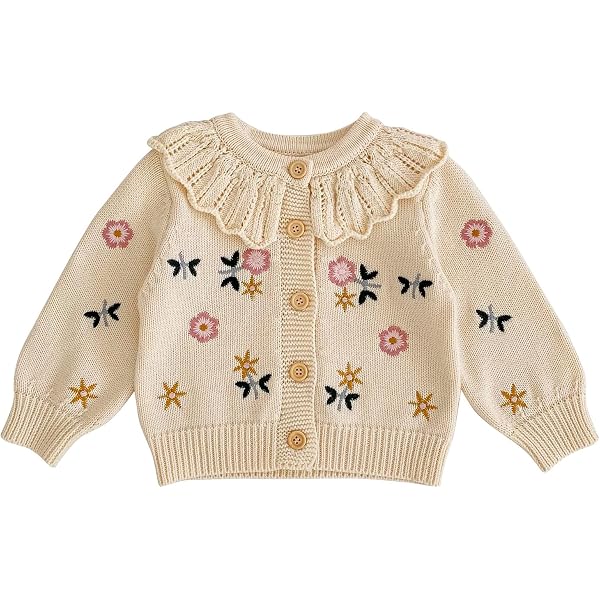 Floral Garden Knit Cardigan Set