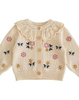 Floral Garden Knit Cardigan Set