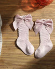 Hollow Bow Socks