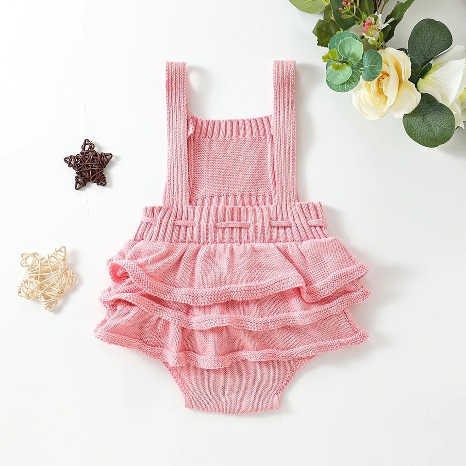 Knitted Ruffle Romper